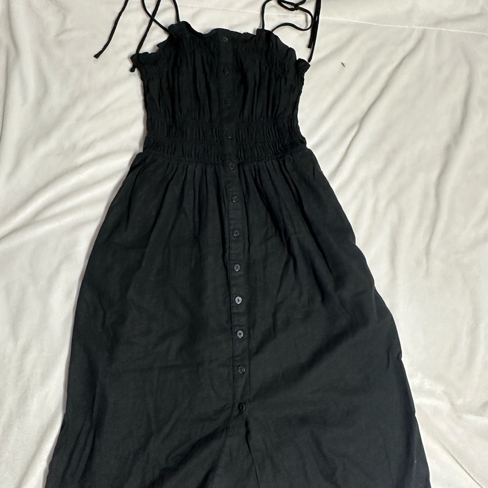 Universal Black and White Spaghetti Strap Sundress